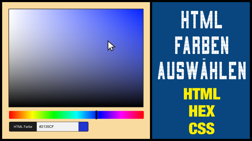 HTML Farbwähler