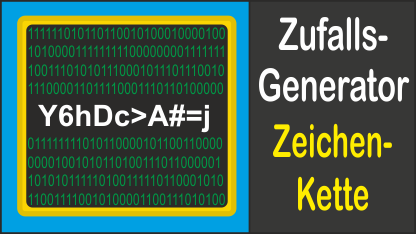 Zufallsgenerator Zeichenkette String erzeugen