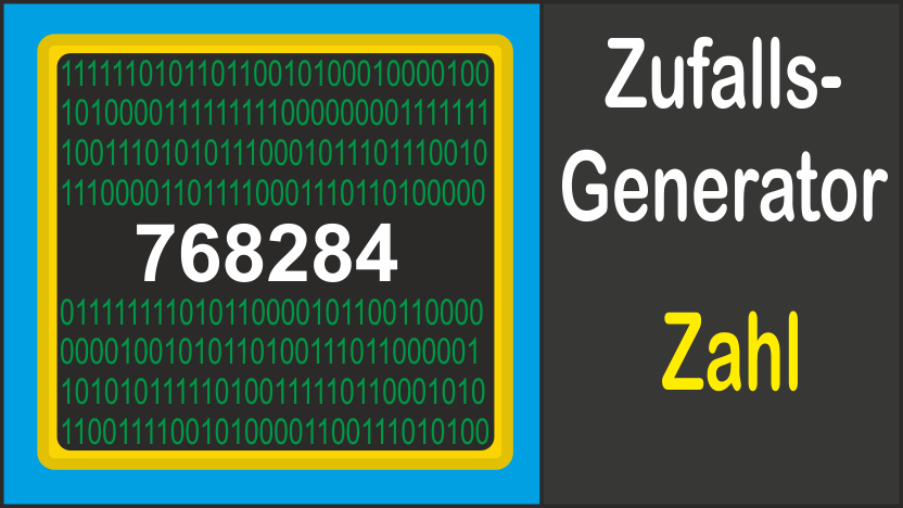 Zufallsgenerator Zufallszahl erzeugen