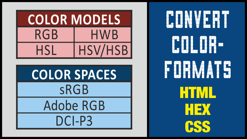 Convert Color Formats